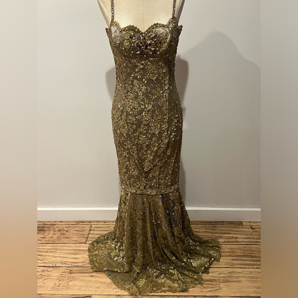 Mandalay Dress  Lace and Beaded Dress Gown. Absolutely gorgeous New with Tags
